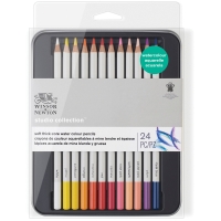 Акварельные карандаши Winsor Newton набор в пенале 24 цвета