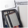Акварельные карандаши Winsor Newton набор в пенале 24 цвета