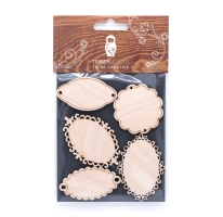Набор заготовок для декорирования Basic shapes 5 фанера Timberlicious 10х14 см
