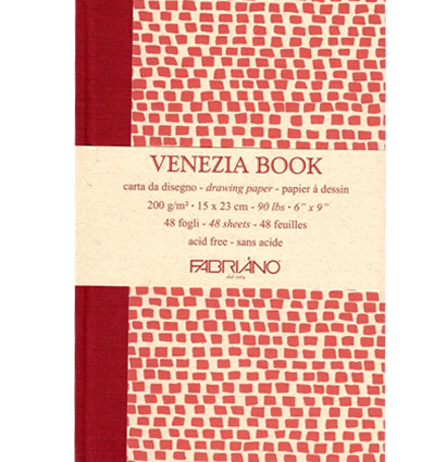 Скетчбук для графики Fabriano Venezia Book А4+ / 48 листов / 200 гм