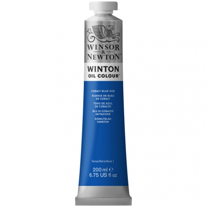 Краска масляная художественная Winsor Newton "Winton" кобальт светло-голубой туба 200 мл