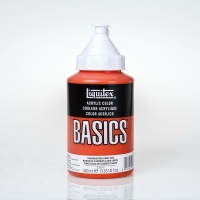 Краска акриловая Liquitex Basics №510 кадмий красный светлый имит 400 мл