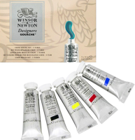 Гуашь набор для дизайнеров Winsor&Newton Primary Color 5 цветов в тубах 14 мл