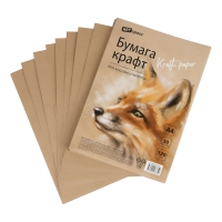 Крафт-бумага ArtSpace "Лиса" А4 / 50 листов / 120 гм