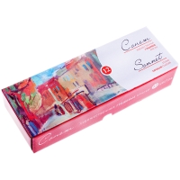 Гуашь художественная Сонет краски для рисования набор 12 цветов по 40 мл