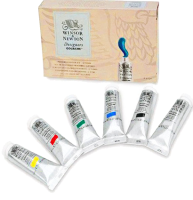 Гуашь набор для дизайнеров Winsor&Newton Cmyk Mixing 6 цветов в тубах 14 мл