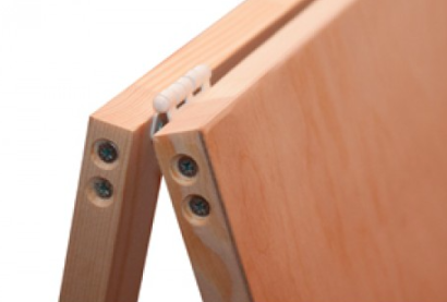 Мольберт Хлопушка ученический высотой 120 см с широкой полочкой "DArt's"