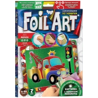 Аппликация цветной фольгой Danko toys "Кран"