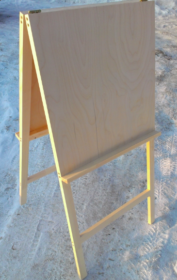 Мольберт Хлопушка двухсторонний деревянный высотой 120 см "DArt's"