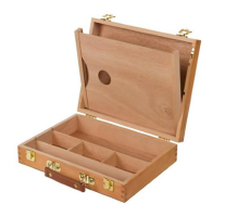 Ящик художника Сонет, с ячейками для кистей и красок, с палитрой