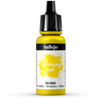 Тушь Vallejo Drawing Ink для рисования и каллиграфии Желтый 060 6.17 мл