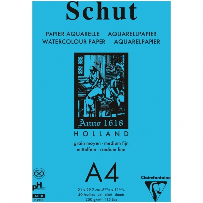 Альбом для акварели Schut Petit Grain ClaiteFontaine А4 / 40 листов / 250 гм