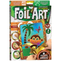 Аппликация цветной фольгой Danko toys "Обезьянка"