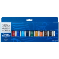 Акварель Winsor Newton Cotman Начальный 12 цветов в тубах 8 мл