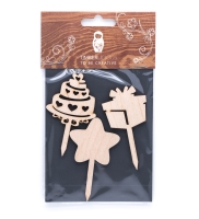 Набор заготовок для декорирования Celebrations 1 фанера Timberlicious 10х14 см