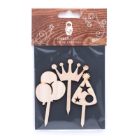 Набор заготовок для декорирования Celebrations 2 фанера Timberlicious 10х14 см