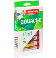 Гуашь Art Creation Gouache набор красок 8 цветов в тубах 12 мл