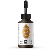 Тушь Vallejo Opaque Tinta China покрывная Сепия 023 23 мл