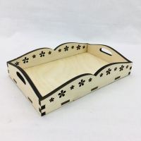 Поднос заготовка для декорирования деревянный Timberlicious 13х20х4 см