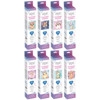 Алмазная мозаика Origami "Алмазные узоры. Пушистые зверьки", 30*30см, ассорти, европодвес