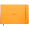 Блокнот Rhodia Webnotebook в точку твердая обложка оранжевый горизонтальный А5 / 96 листов / 90 гм купить в художественном магазине Альберт Мольберт