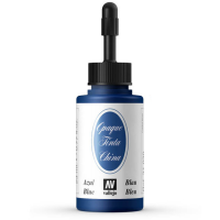 Тушь Vallejo Opaque Tinta China покрывная Синий 030 23 мл