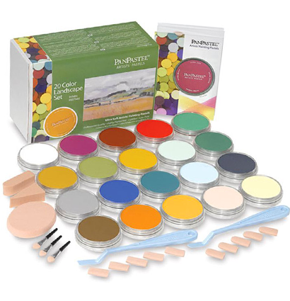 PanPastel Colors большой набор ультрамягкой пастели "Пейзаж" 20 цветов в контейнерах по 9 мл