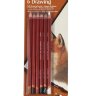 Набор цветных карандашей Drawing 6 цветов в блистере купить в художественном магазине Альберт Мольберт с доставкой по всему миру