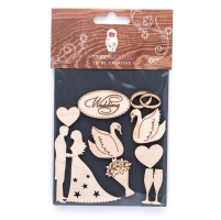 Набор заготовок для декорирования Celebrations 5 фанера Timberlicious 10х14 см