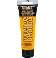 Краска акриловая Liquitex Basics №163 кадмий желтый темный 118 мл