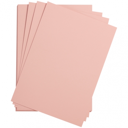 Цветная бумага 500*650мм., Clairefontaine "Etival color", 24л., 160г/м2, темно-розовый, легкое зерно, хлопок