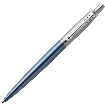 Ручка шариковая Parker Jotter Waterloo Blue CT 1 мм синие чернила, подарочная упаковка