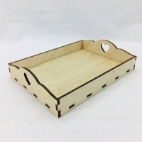 Поднос заготовка для декорирования деревянный Timberlicious 15х20х4,6 см