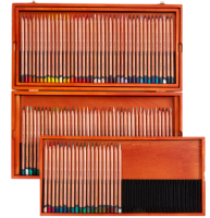 Набор цветных карандашей Lightfast 100 цветов в деревянной упаковке