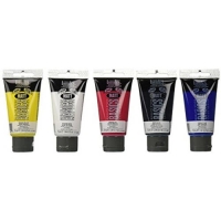 Набор матовых акриловых красок Liquitex Basics Matt 5 цветов в тубах 75 мл