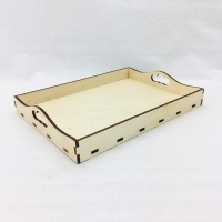 Поднос заготовка для декорирования деревянный Timberlicious 18х25х4 см