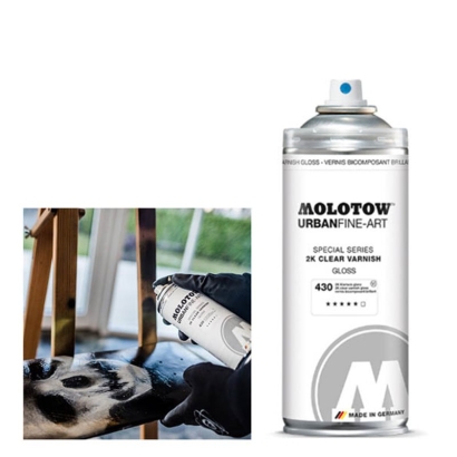 Лак спрей Molotow для изобразительного искусства FINE-ART SPRAY глянцевый 2K 430