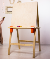 Мольберт Хлопушка с полочкой и со стаканчиками высотой 150 см "DArt's"