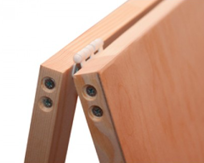 Мольберт Хлопушка с полочкой и со стаканчиками высотой 150 см "DArt's"