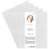 Бумага для акварели Лилия Холдинг "Palazzo" хлопок 35х50 см / 5 листов / 300 гм