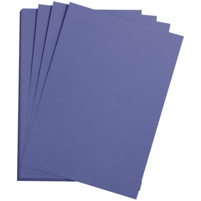 Цветная бумага 500*650мм., Clairefontaine "Etival color", 24л., 160г/м2, ультрамарин, легкое зерно, хлопок