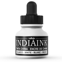 Чернила индийские Vallejo India Ink для каллиграфии Белый 30 мл