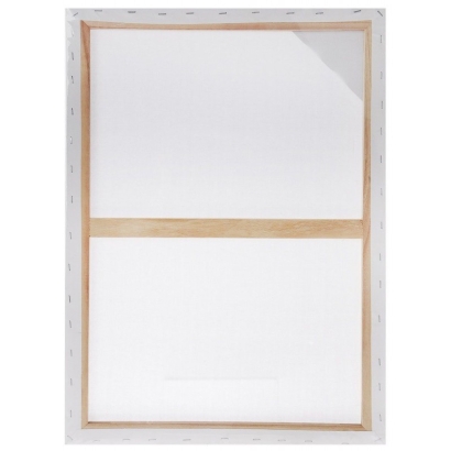 Холст на подрамнике грунтованный Малевичъ 50х70 см / мелкое зерно / 100% хлопок