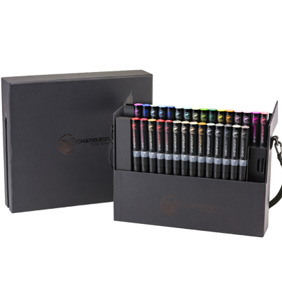 Набор маркеров Хамелеон Chameleon Color Tone Pens 30 маркеров в фирменном кейсе