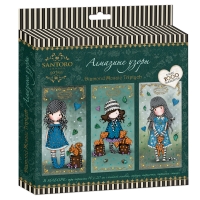 Алмазная мозаика Origami "Алмазные узоры. Триптих. Santoro", 3 картинки*10*20см, европодвес