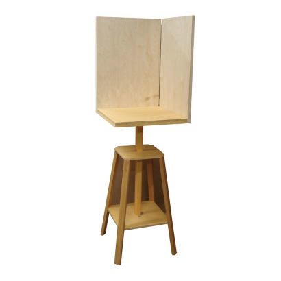 Стол для натюрморта угловой с планшетом и регулируемой высотой