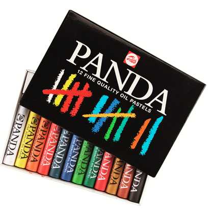 Набор пастели Panda Oil Pastels Royal Talens в наборе 12 цветов масляная