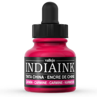Чернила индийские Vallejo India Ink для каллиграфии Кармин 315 30 мл