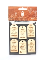 Набор заготовок для декорирования Christmas 6 фанера Timberlicious 10х14 см