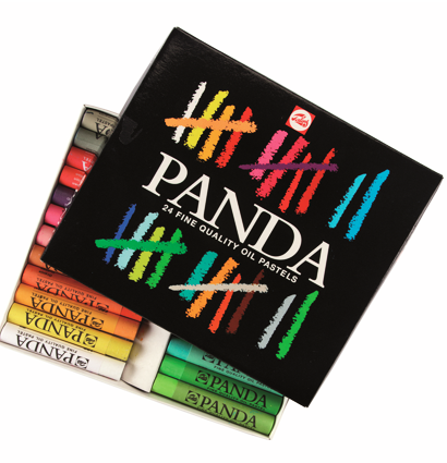 Набор пастели Panda Oil Pastels Royal Talens в наборе 24 цвета масляная